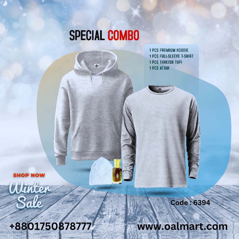 Winter Solid Color Hoodie Combo Pack For Men