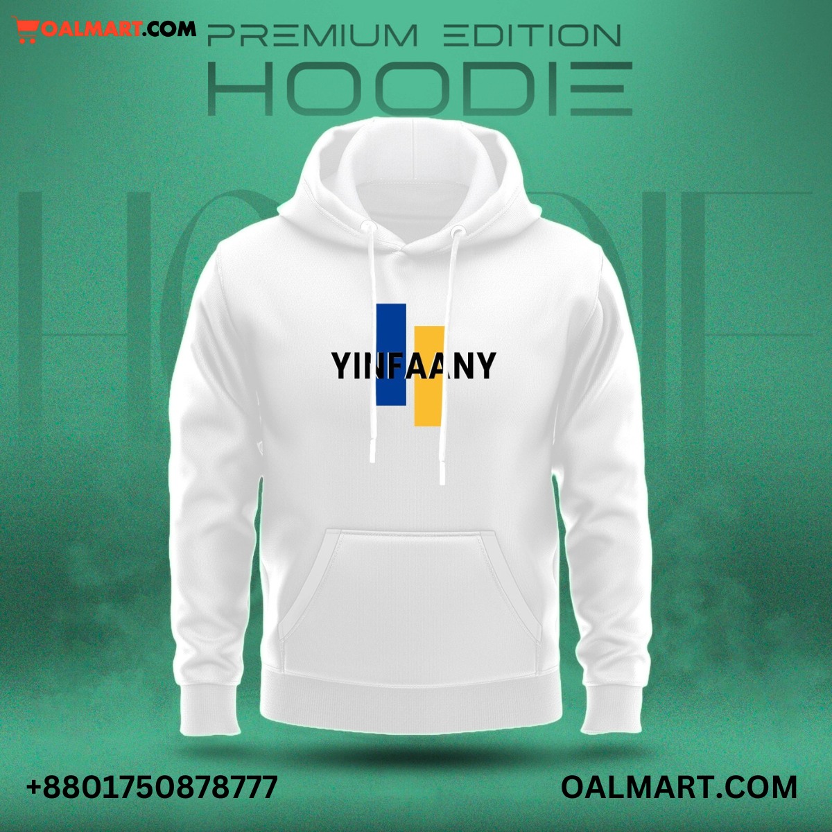 Men’s Winter Premium Hoodie (White)