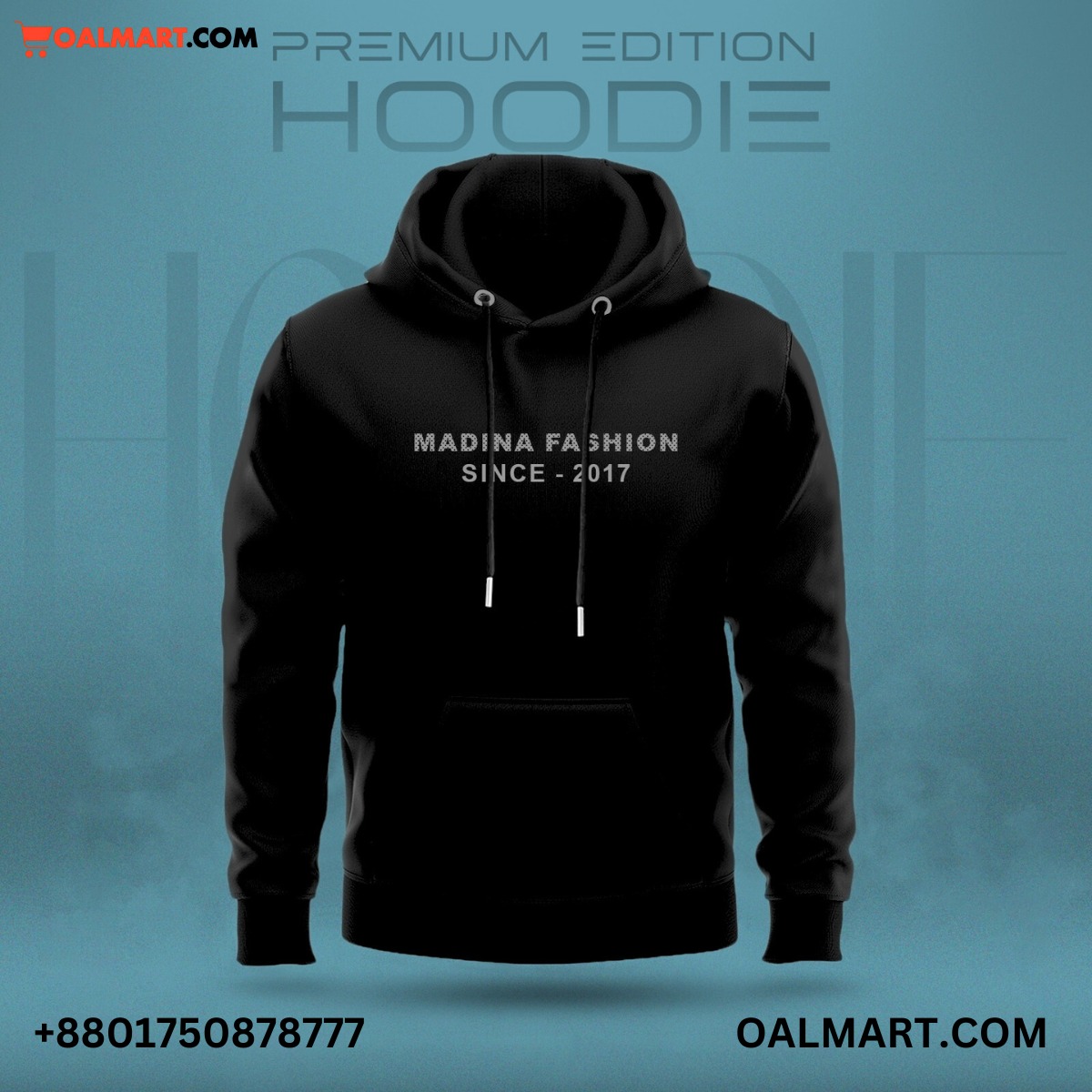Men’s Winter Premium Hoodie (Black)